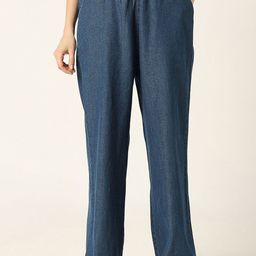 R&B Women Flared Cotton Jeans-image-78