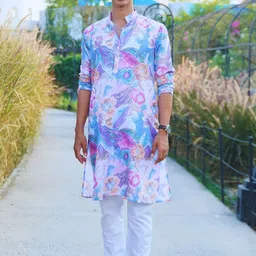 SHIWAM ETHNIX Men Printed Kurta-image-68