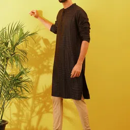 JAYPORE Men Embroidered Kurta-picture-38