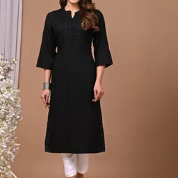 Rimeline Yoke Design Straight Kurta-30