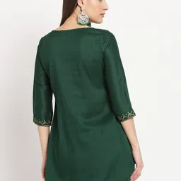 studio rasa Block Printed A Line Kurti image 3
