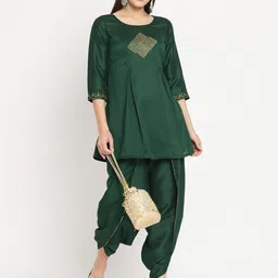 studio rasa Block Printed A Line Kurti image 4