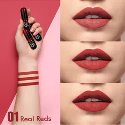 MATTLOOK Set of 3 Date Me Long Stay Matte Finish Lipstick - Real Red LS-35-01 image 2