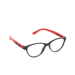GARTH Unisex Clear Lens & Red Cateye Sunglasses with UV Protected Lens AERO CAT RED_GRT-30
