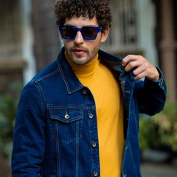 ROYALTAIL Unisex Square Sunglasses with UV Protected Lens RT-SUNG-068-9