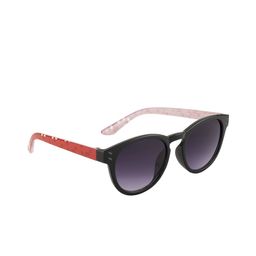 YK Unisex Kids Grey Lens & Black Round Sunglasses with UV Protected Lens-YK-J7612-45