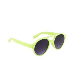 YK Unisex Kids Grey Lens & Green Oval Sunglasses with UV Protected Lens YK-J7592-15