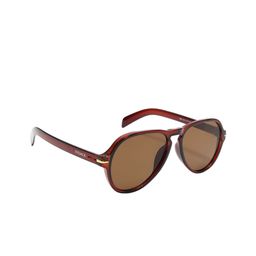 Eyejack Unisex Aviator Sunglasses with UV Protected Lens 986CL979-Brown-14