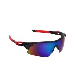 SCAGLIA Unisex Blue Lens & Red Other Sunglasses with UV Protected Lens-54