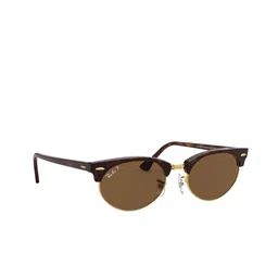 Ray-Ban Unisex Oval Sunglasses with Polarised Lens-5