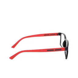 GARTH Unisex Clear Lens & Red Square Sunglasses with UV Protected Lens AERO SQR RED_GRT image 4