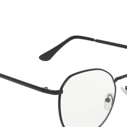 CRIBA Hexagonal Sunglasses With UV Protected Lens VCR_HEXA_BLK image 3