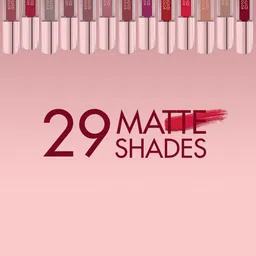INFINIA Waterproof & Smudge Proof Matte Liquid Lipstick 5ml - Red M-22 image 4