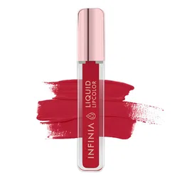INFINIA Waterproof & Smudge Proof Matte Liquid Lipstick 5ml - Red M-24-6