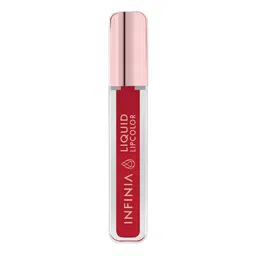 INFINIA Waterproof & Smudge Proof Matte Liquid Lipstick 5ml - Red M-24 image 5