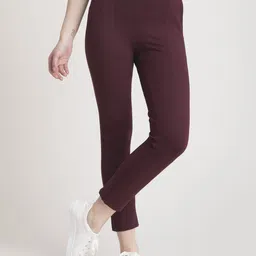FableStreet Women LivIn Straight Fit Cropped Pants-image-58
