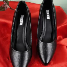 ELLE Women Pointed Toe Block Pumps-18