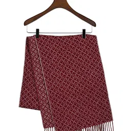 GANT Men Self Design Tasselled Scarf-image-37