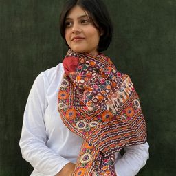 BUTA BUTI Printed Cotton Scarf-19
