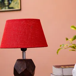 Pinecraft INTERNATIONAL Brown and Red Sefinn Table Lamp with Shade-14