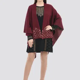 American Eye Women Printed Shrug-image-67