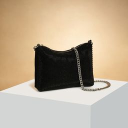 Forever Glam by Pantaloons Colourblocked Oversized Structured Sling Bag-49