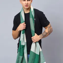 Moda Chales Unisex Checked Stole-image-80