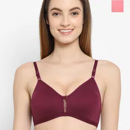 Floret Pack of 2 Medium Coverage Non Padded T-Shirt Bra With All Day Comfort-picture-50
