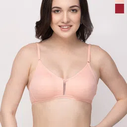 Floret Pack Of 2 Medium Coverage Non Padded T-shirt Bra With All Day Comfort-image-74
