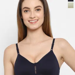 Floret Pack of 2 Medium Coverage Non Padded T-Shirt Bra With All Day Comfort-image-61