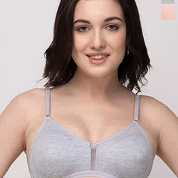 Floret Pack Of 2 Medium Coverage Non Padded T-shirt Bra- All Day Comfort-picture-13