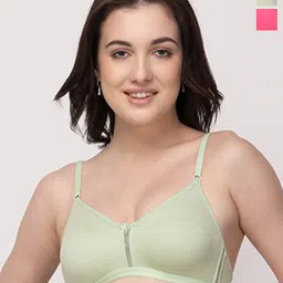 Floret Pack Of 2 Medium Coverage Non Padded T-shirt Bra With All Day Comfort-image-53