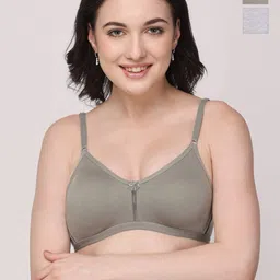 Floret Pack Of 2 Medium Coverage Non Padded T-shirt Bra- All Day Comfort-picture-47
