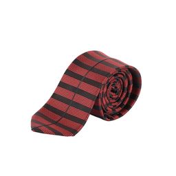 Alvaro Castagnino Men Red & Black Woven Design Skinny Tie-picture-16