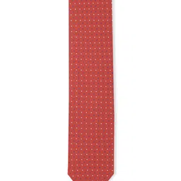 Van Heusen Men Red & White Printed Microfiber Skinny Tie-image-83