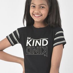 Crimsoune Club Girls Typography Printed Cotton Crop Top-image-38