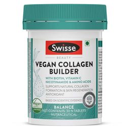 Swisse Beauty Vegan Collagen Builder, 30 tablet(s) Unflavoured-28