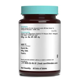 HealthKart Biotin (10000 mcg) tablets,  60 tablet(s)  Unflavoured  image 4