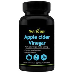 Nutriosys Apple Cider Vinegar (1200 mg),  90 capsules  Unflavoured -4