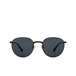 Vincent Chase Unisex Grey Lens & Black Round Sunglasses with Polarised and UV Protected Lens image 2