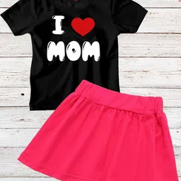 TRIANGLETEES Girls Pure Cotton blend T shirt & Skirt-picture-43
