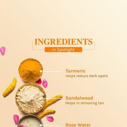 Lotus Herbals Set Of 2 Radiance Boost Ubtan Face Mask - 100 g & Face Serum Combo - 30 ml image 4