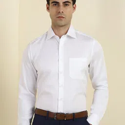 Allen Solly Sport Men Solid Spread Collar Cotton Formal Shirt-image-93