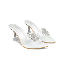 JM Looks Embellished Block Pumps image 2