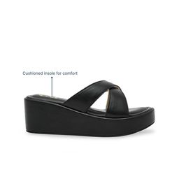 CAI Textured PU Platform with Tassels image 5