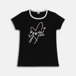 Here&Now X Game Begins Girls Typography Printed T-shirt-picture-45
