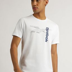 Reebok Men Typography Printed Round Neck Pure Cotton T-shirt-image-67