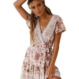 StyleCast White Ethnic Motifs Printed Dress-image-69