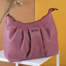 WALKWAY by Metro Colourblocked Oversized Structured Sling Bag with Bow Detail-image-16