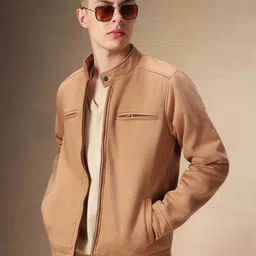 Dennis Lingo Men Mandarin Collar Solid Casual Open Front Jacket-picture-32